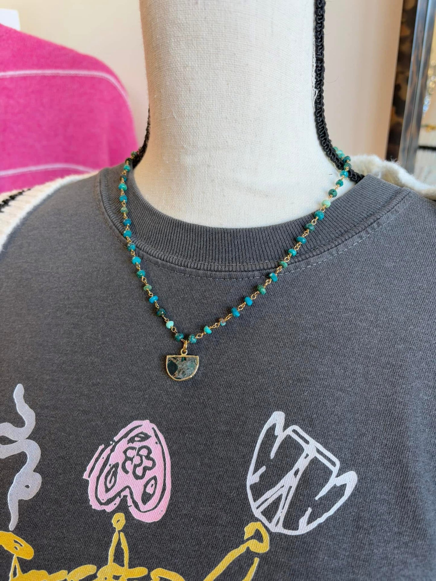 Mishmash Turquoise Necklace