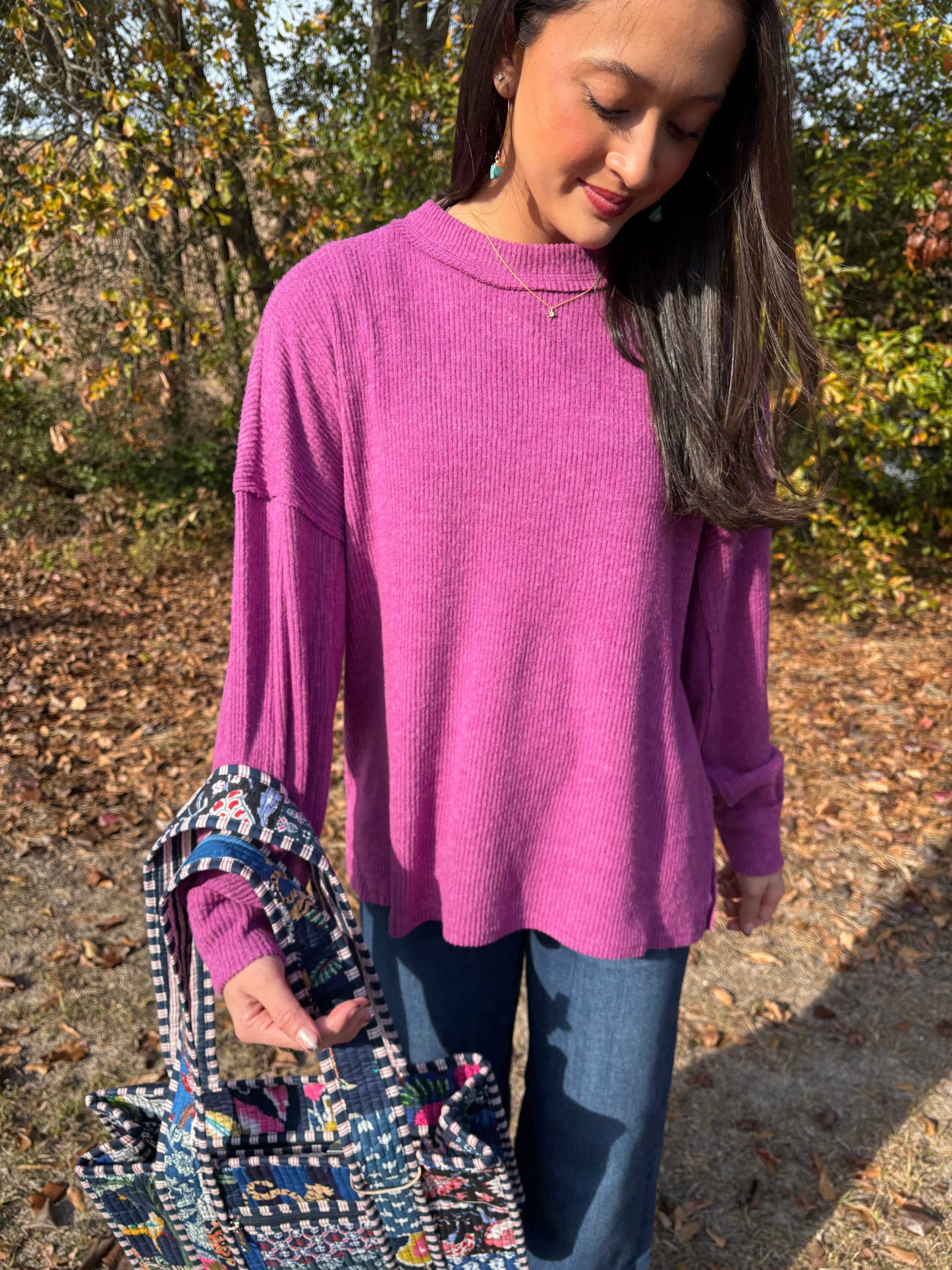 Teddy Ribbed Hacci Sweaters