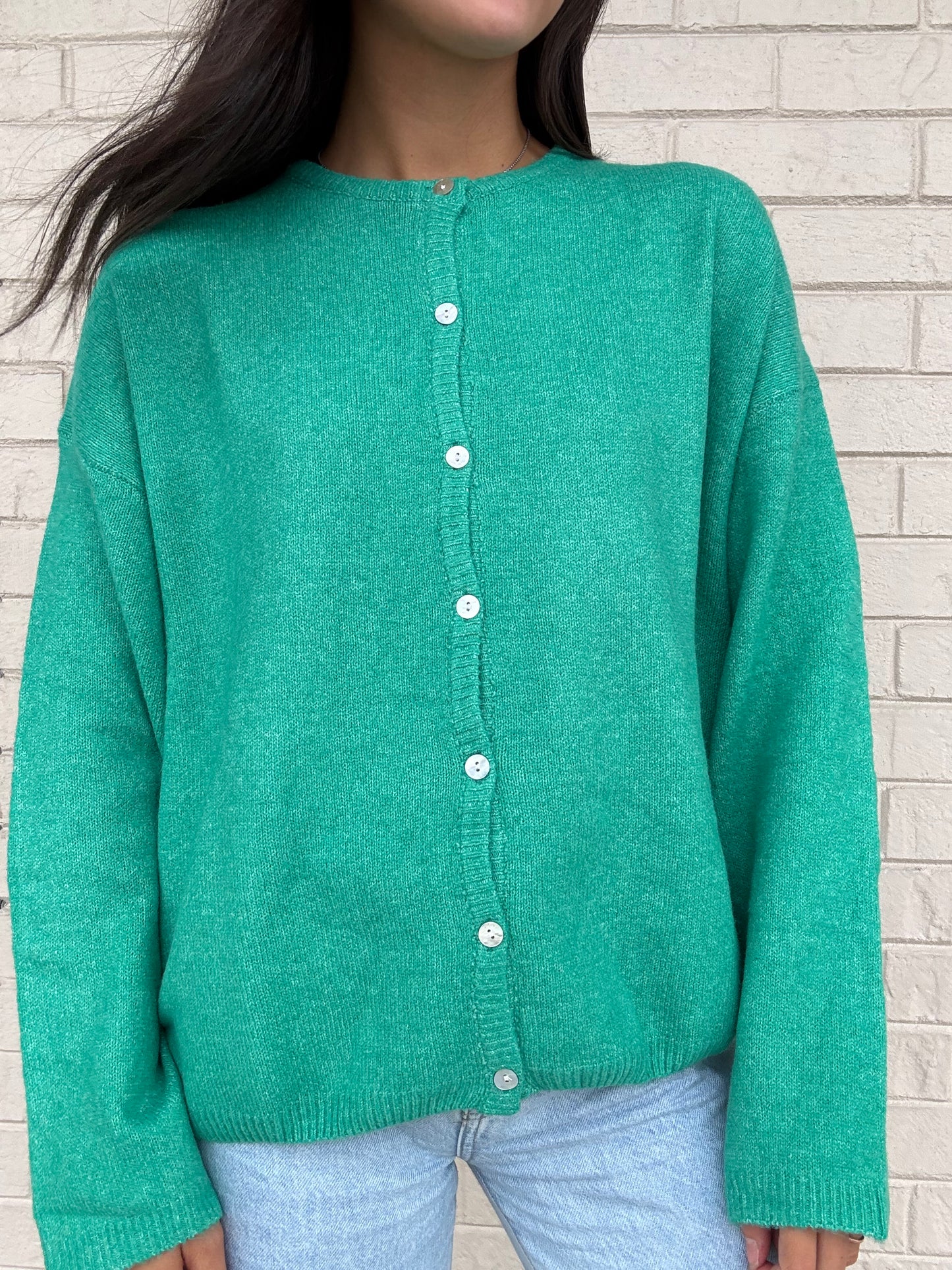Maeve Green Cardigan