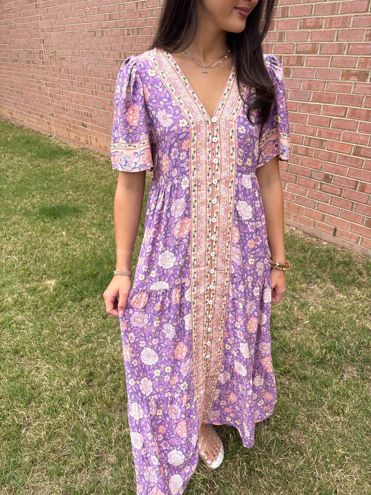 Stevie Lavender Maxi Dress