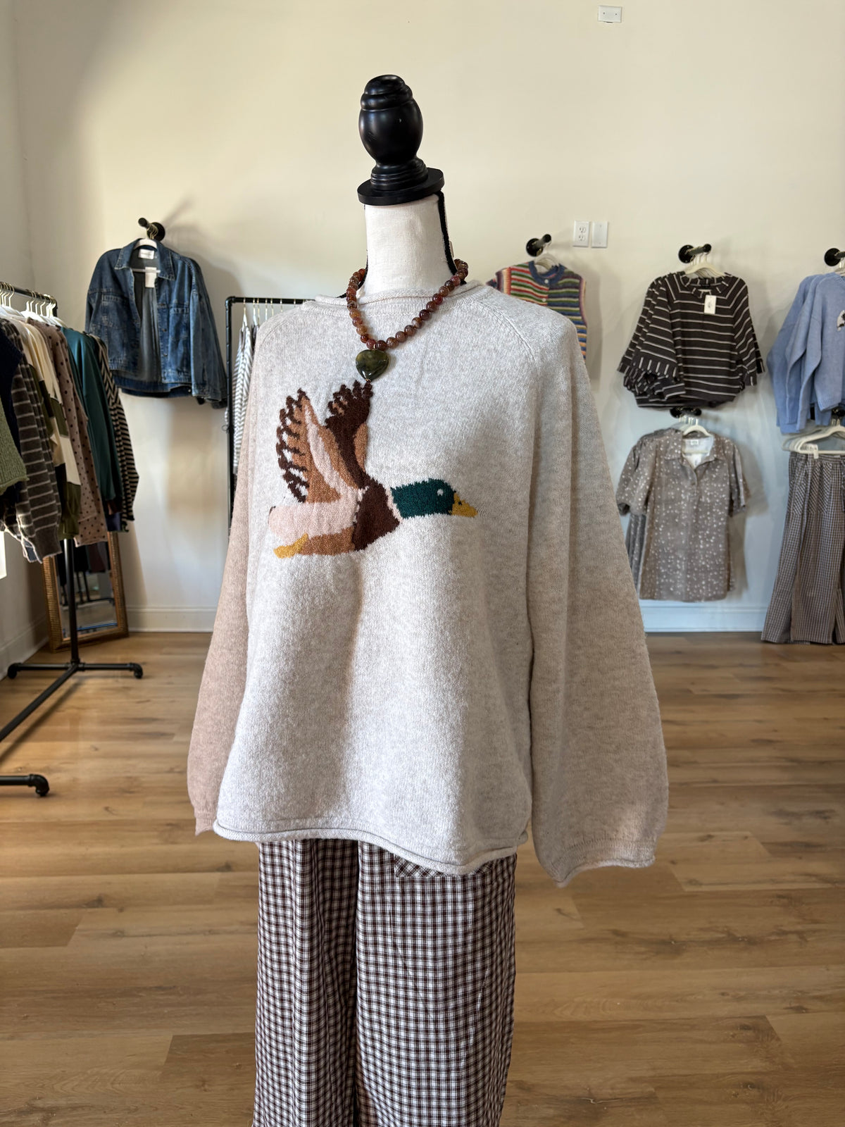 Duck Days Oatmeal Sweater