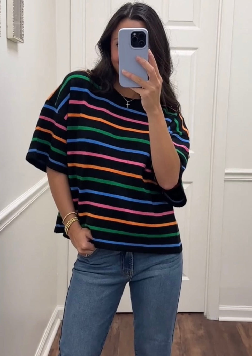 Monica Striped Top