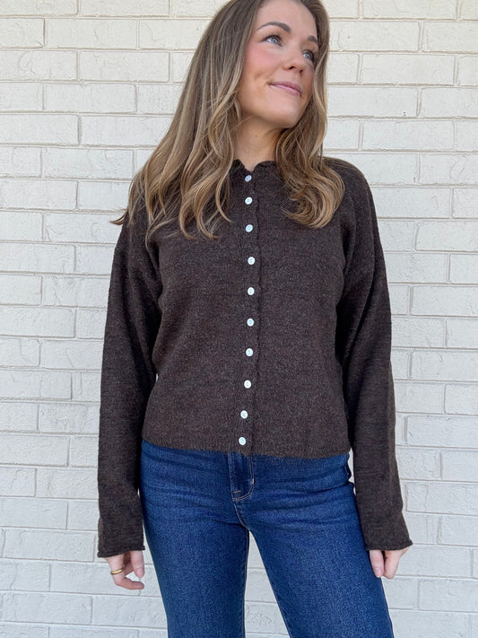 Jacie Brown Cardigan