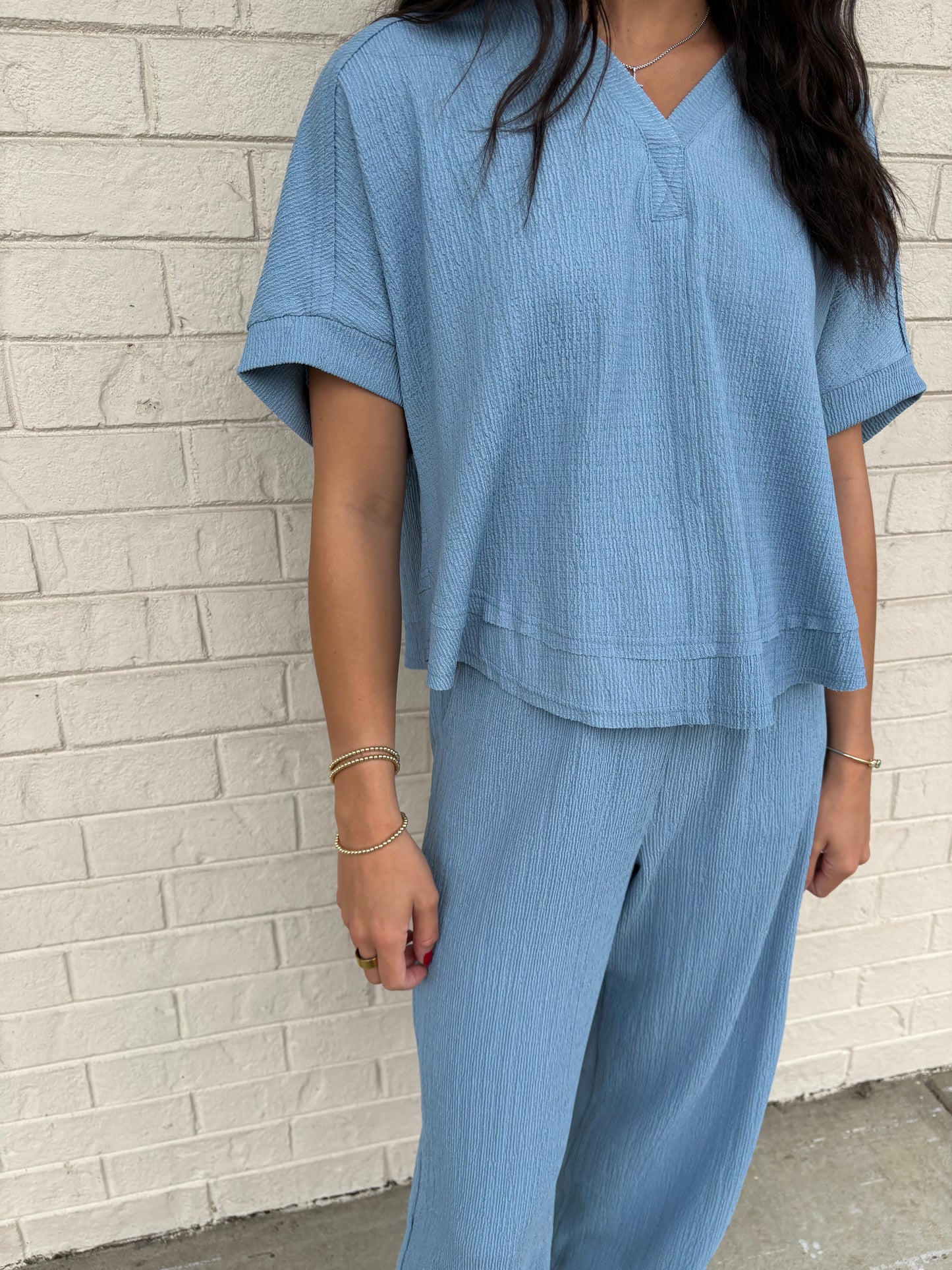Scottie Blue Matching Set