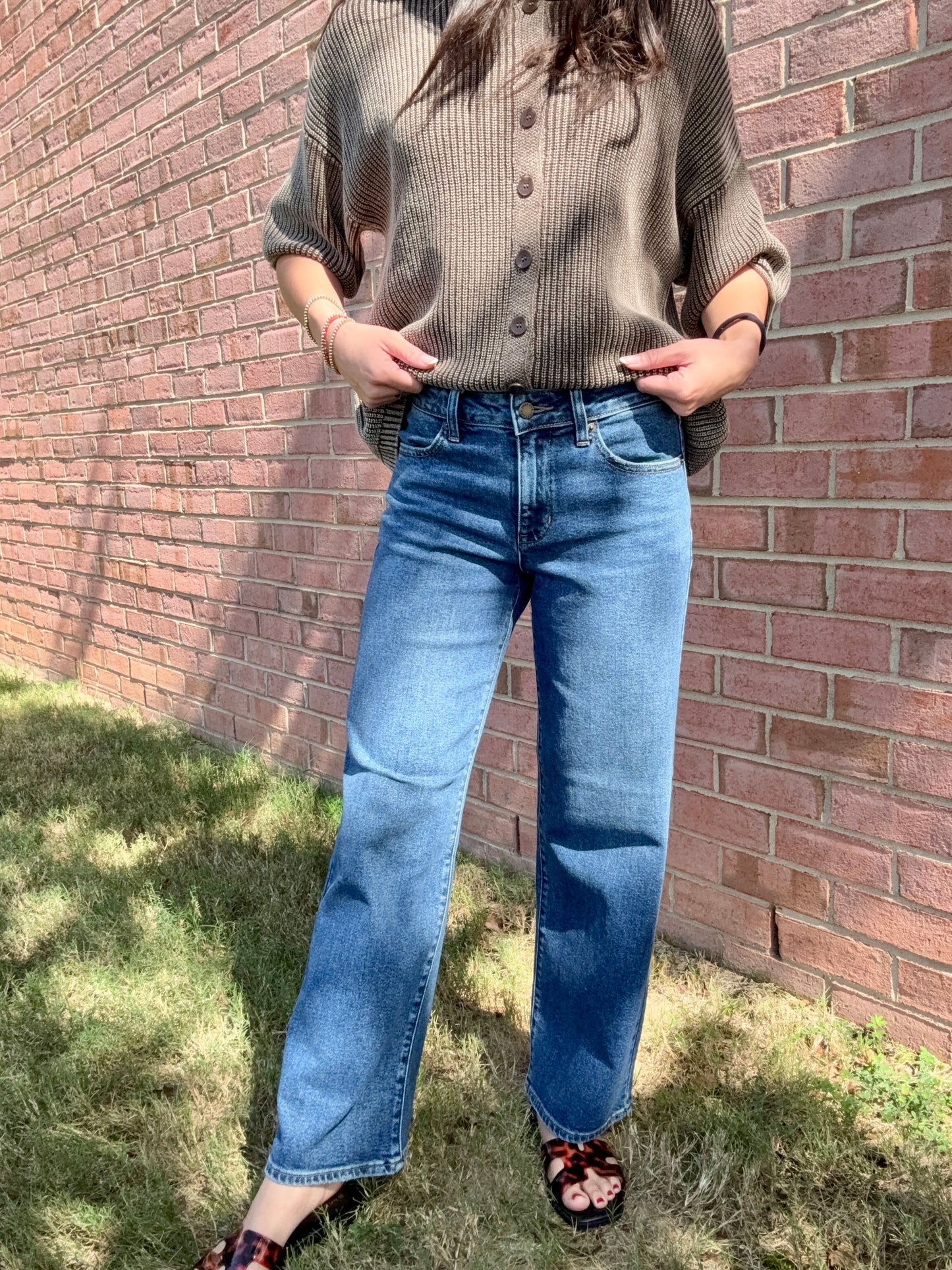 Ankle Length Dark Straight Just USA Denim