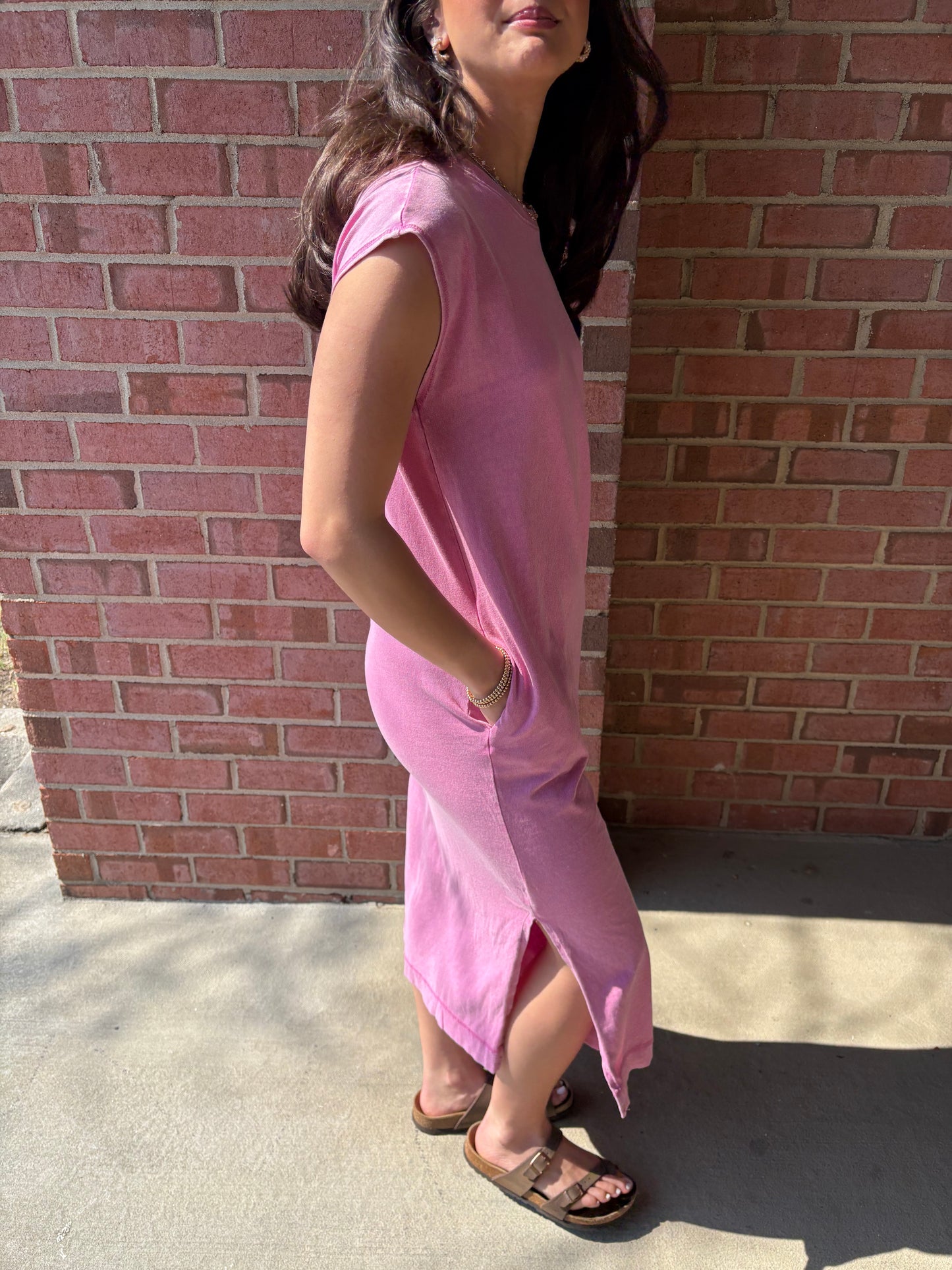 Mineral Washed Midi Dresses