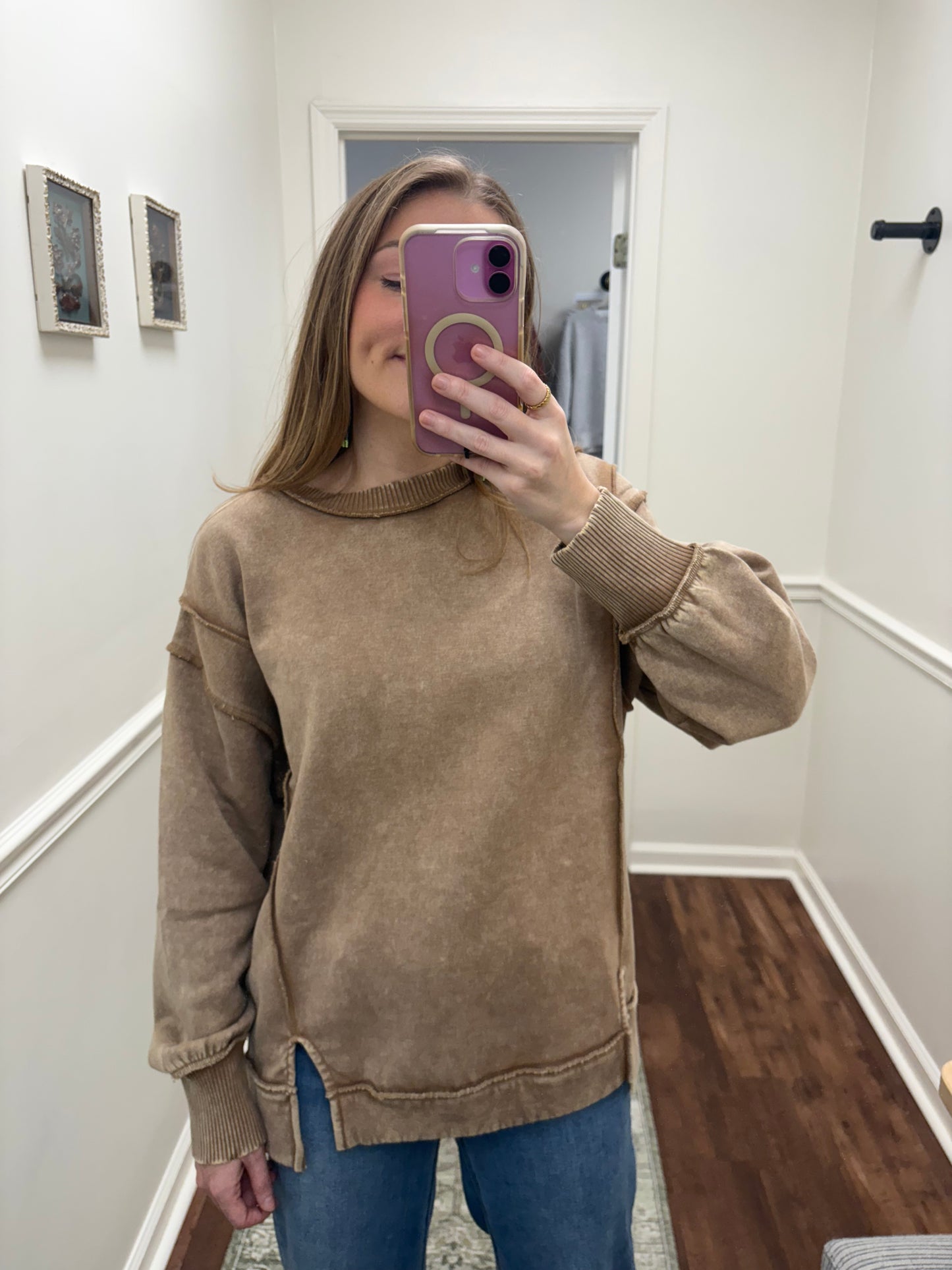 Cait Camel Pullover