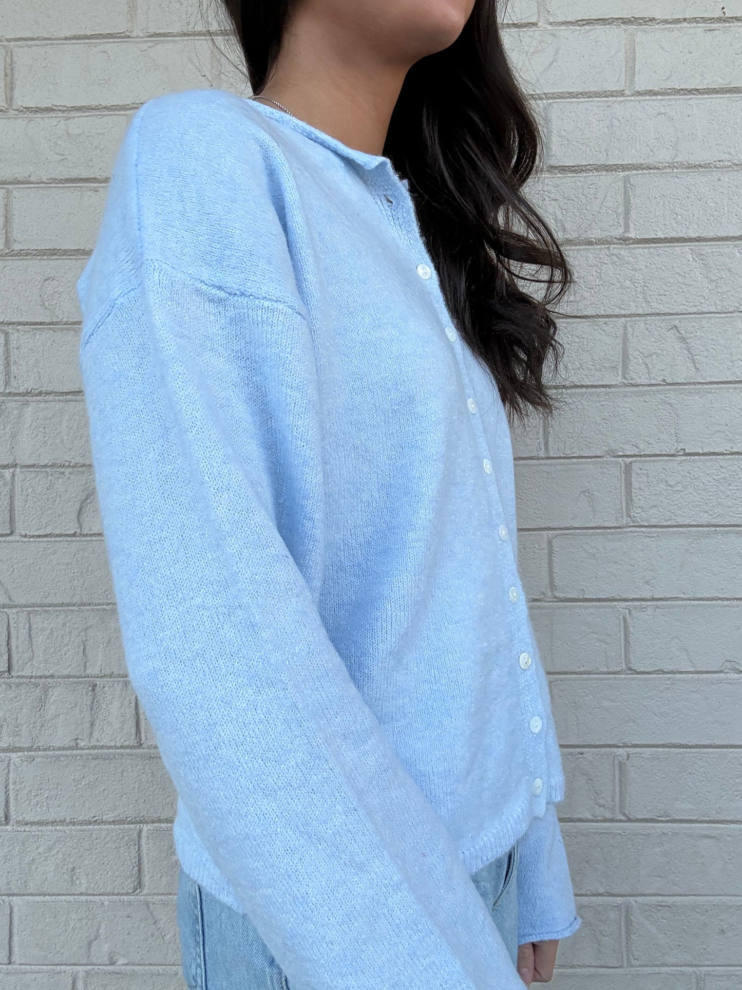 Jacie Baby Blue Cardigan