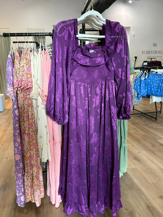 Plum Dreams Maxi Dress