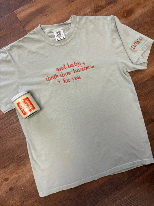 Show Business Bay Embroidered Tee