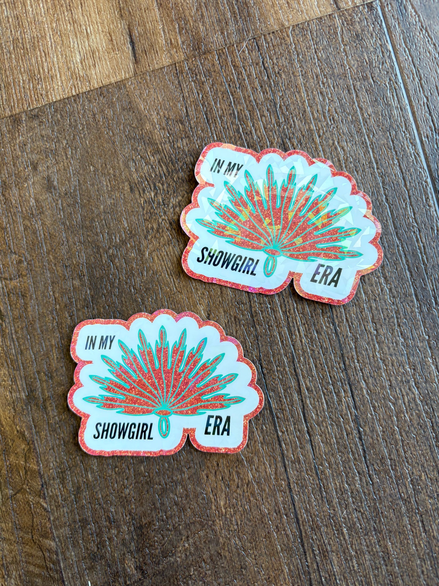 Showgirl Fan Sticker