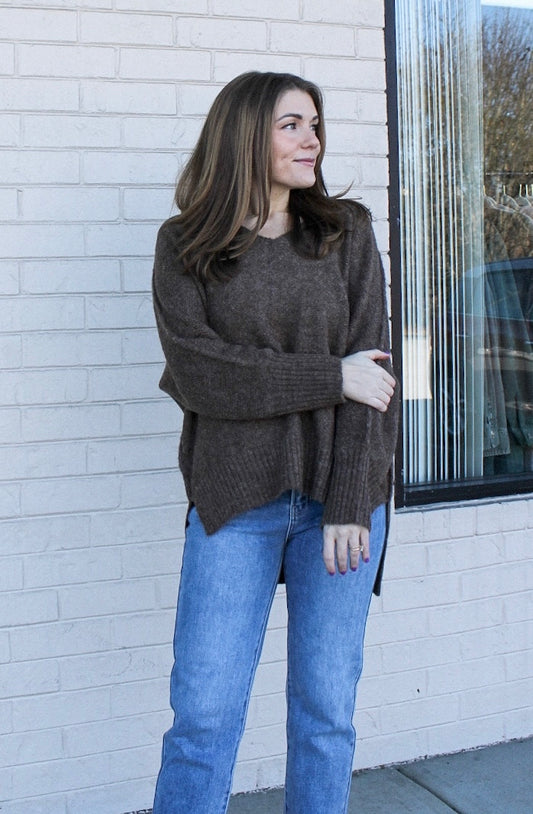 entro sweater brown entro sweater