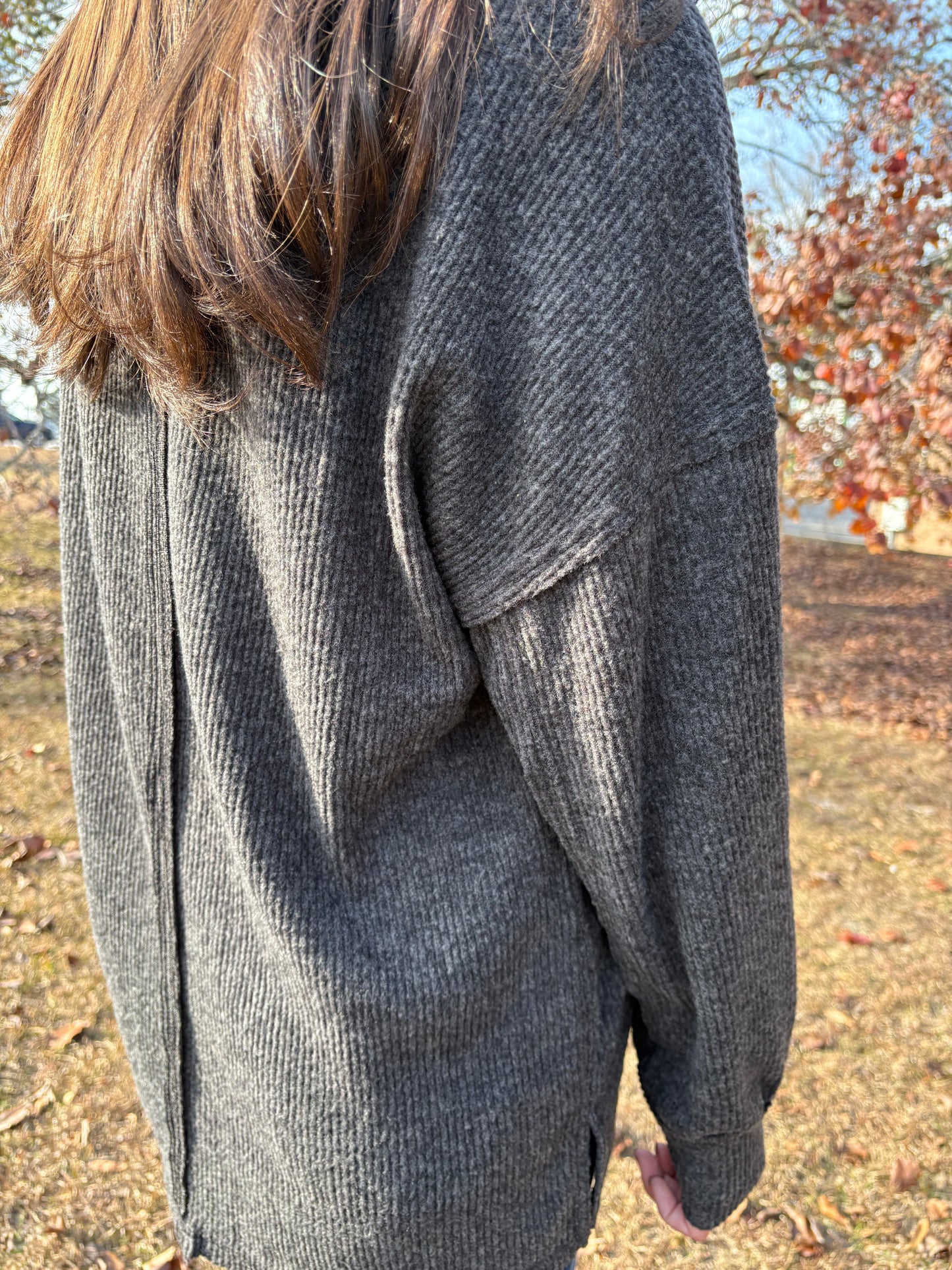 Teddy Ribbed Hacci Sweaters