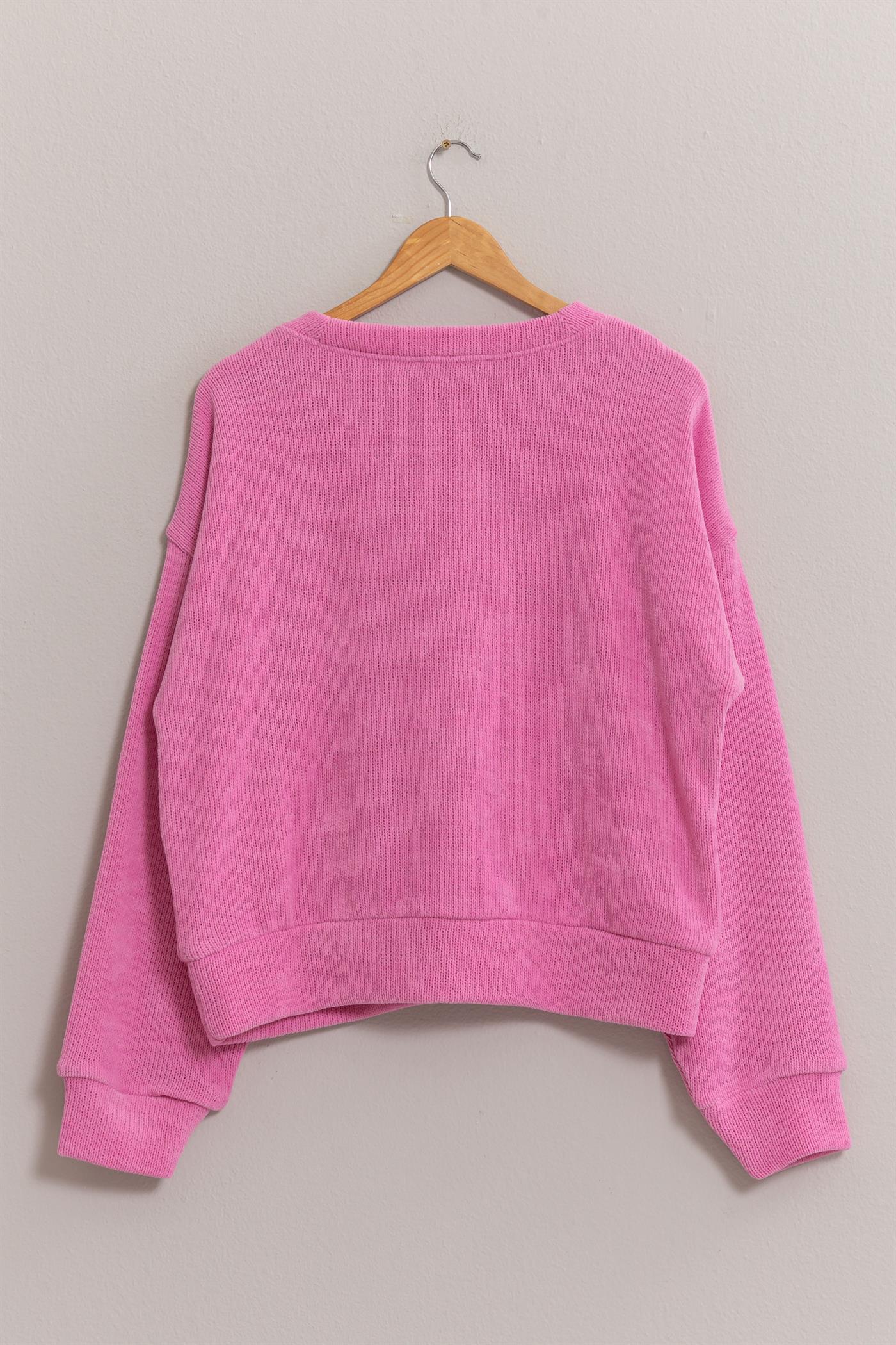 Rose Pink Sweater