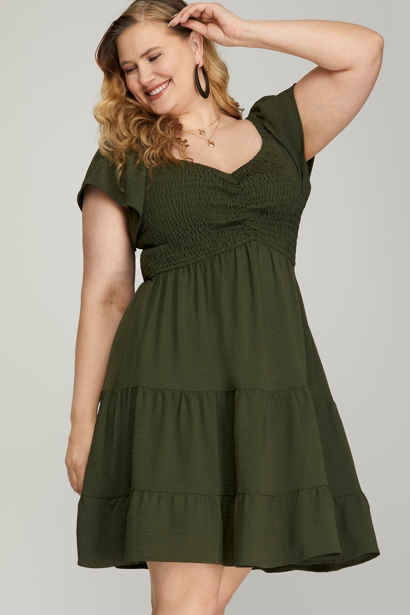 Alice Olive Dress