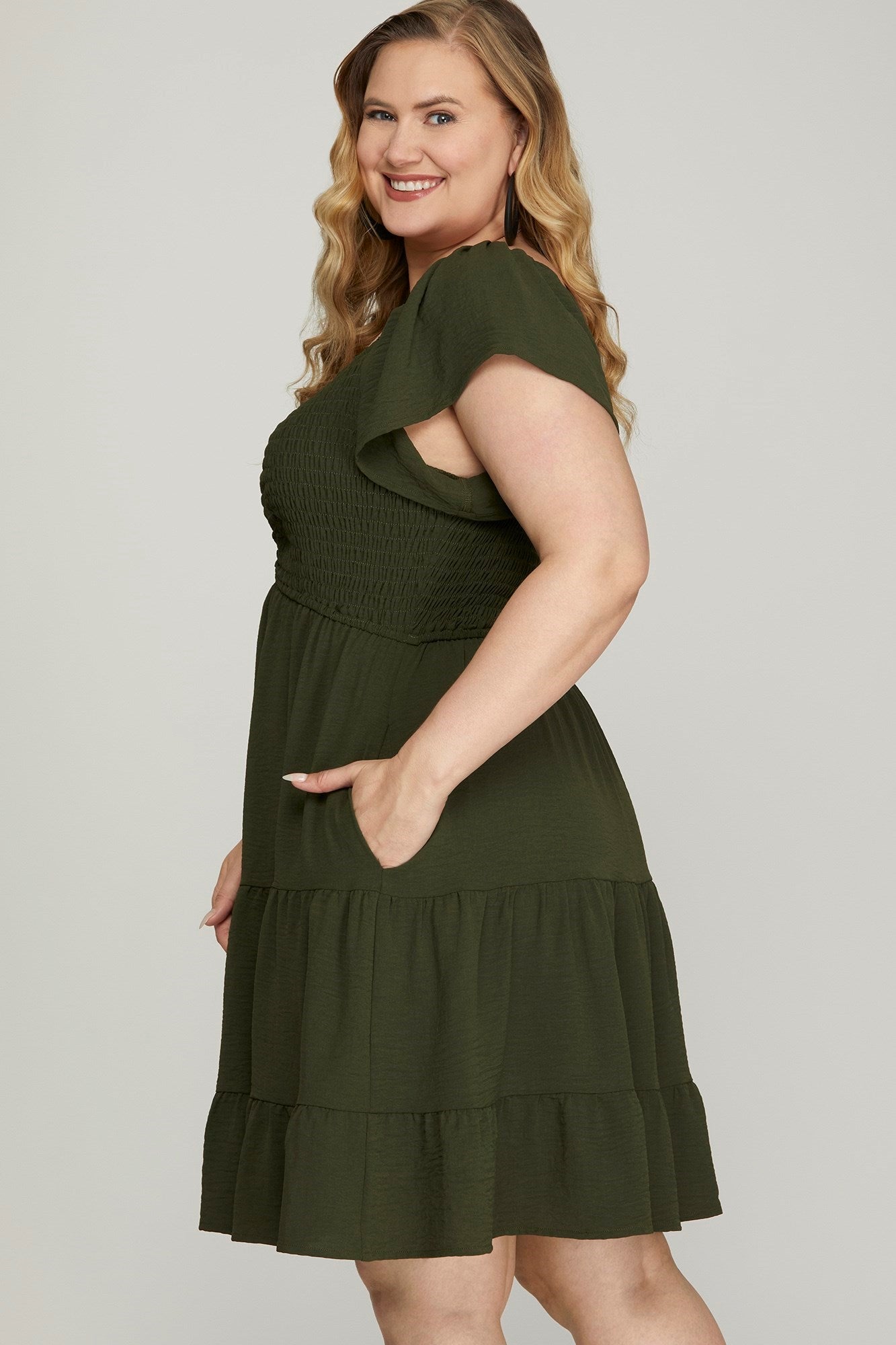 Alice Olive Dress