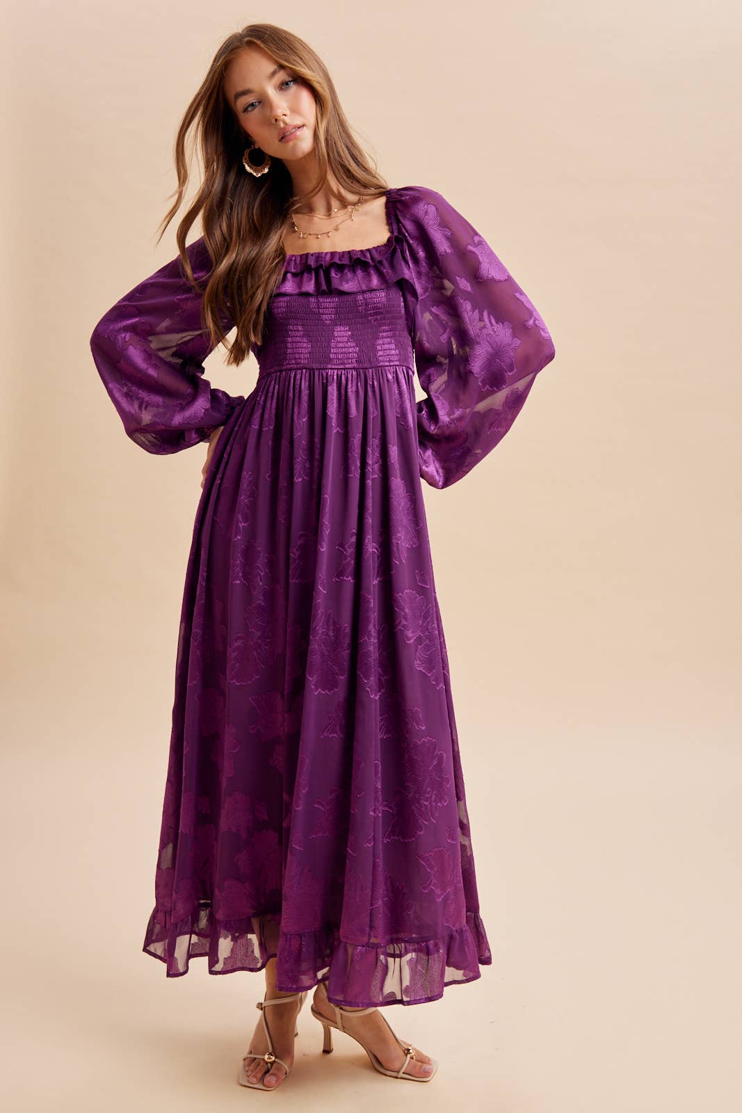 Plum Dreams Maxi Dress