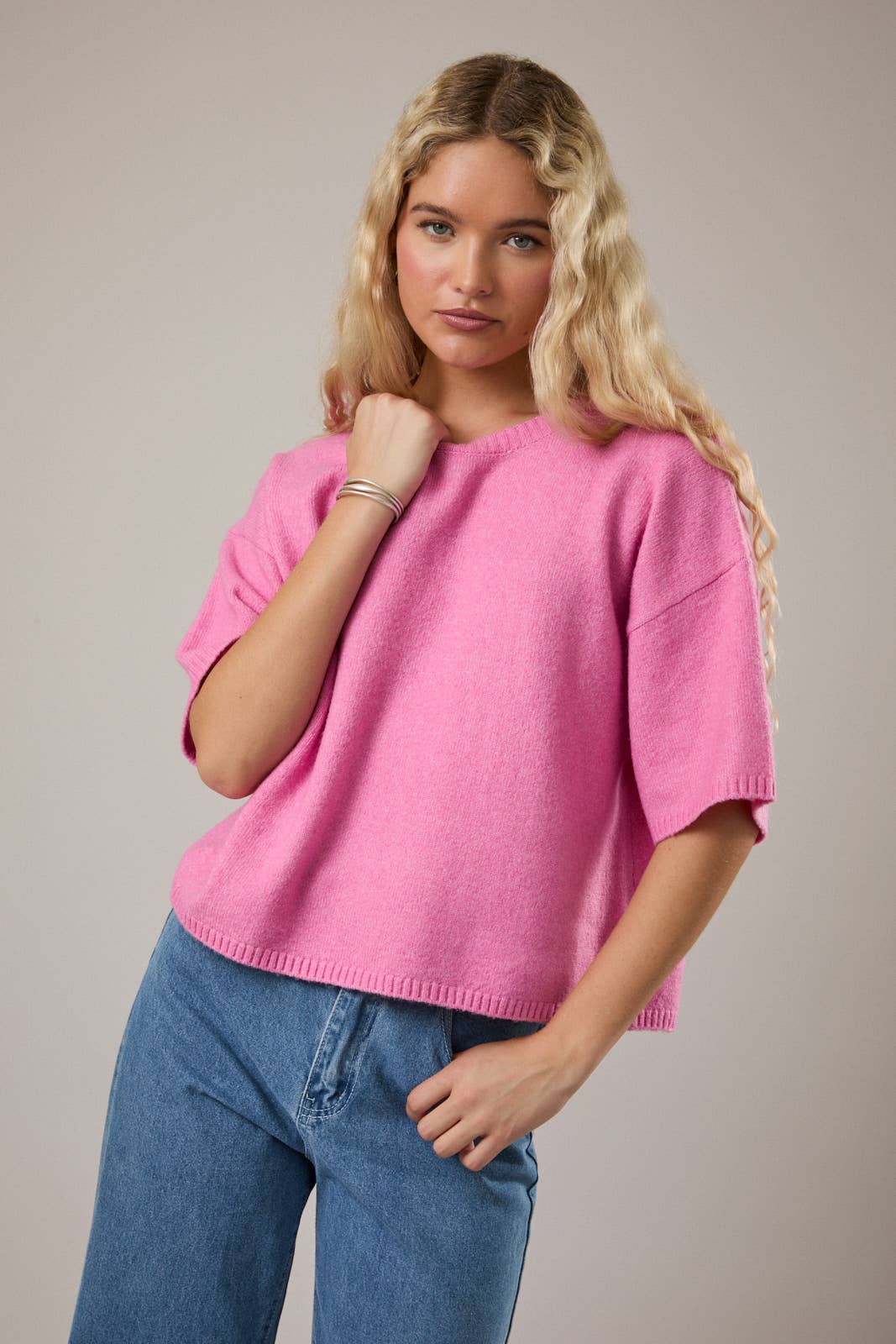 Angel Pink Sweater Top