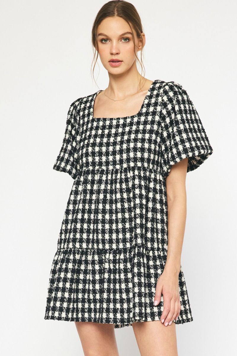 Houndstooth Dress