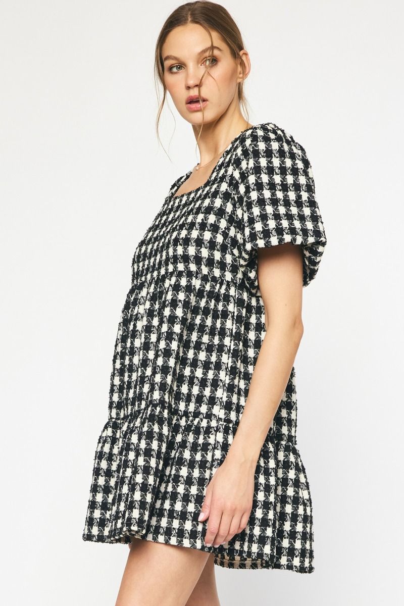 Houndstooth Dress