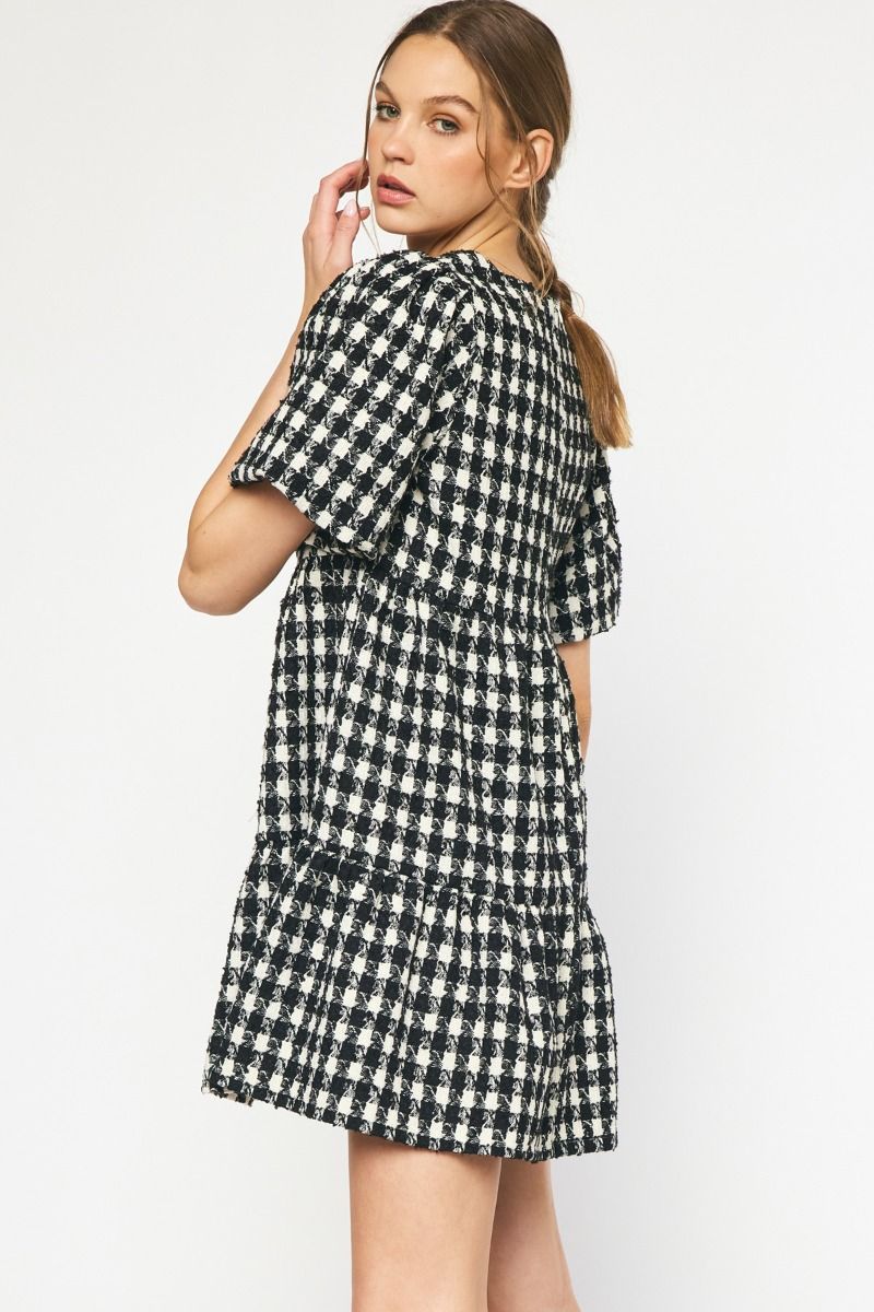 Houndstooth Dress