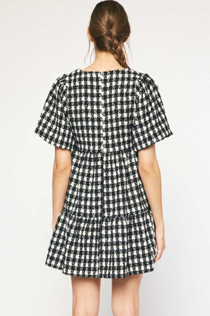 Houndstooth Dress