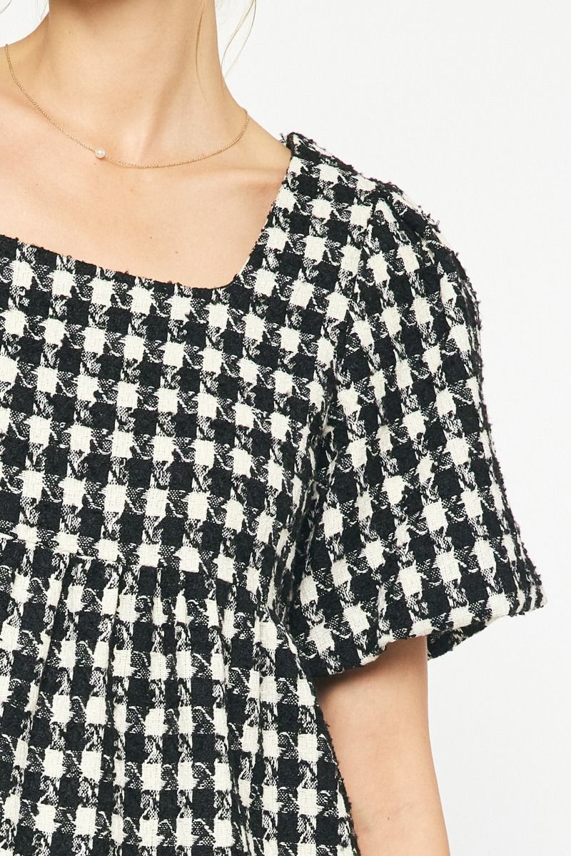 Houndstooth Dress