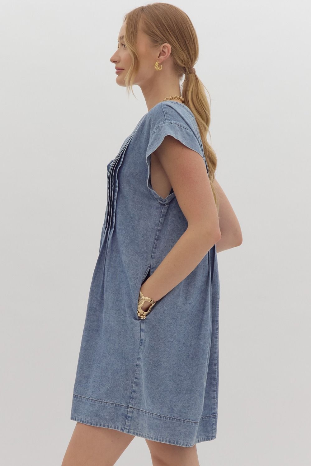 Our Song Denim Dress