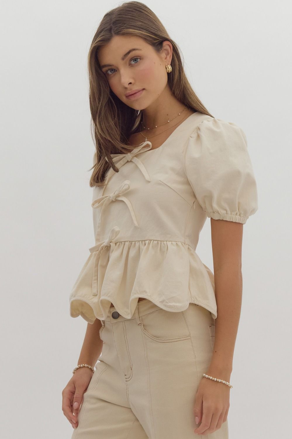 Augustine Scallop Top