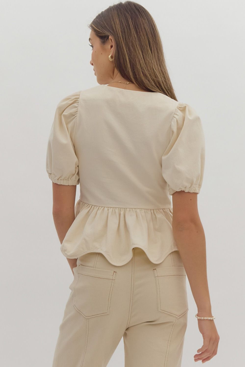 Augustine Scallop Top