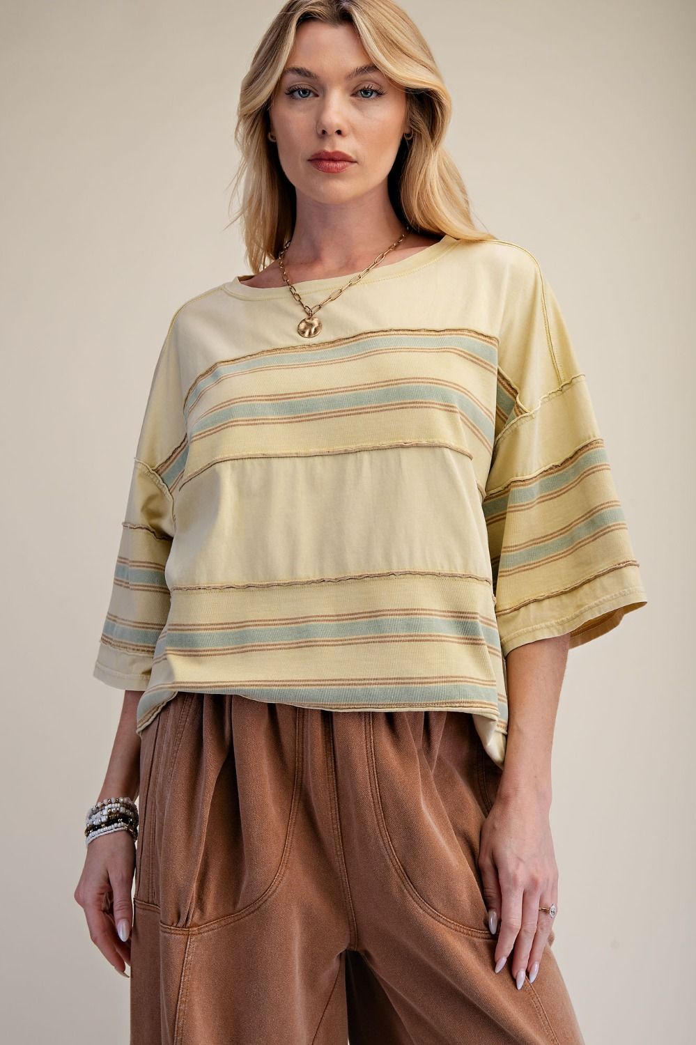 Banana Striped Tee