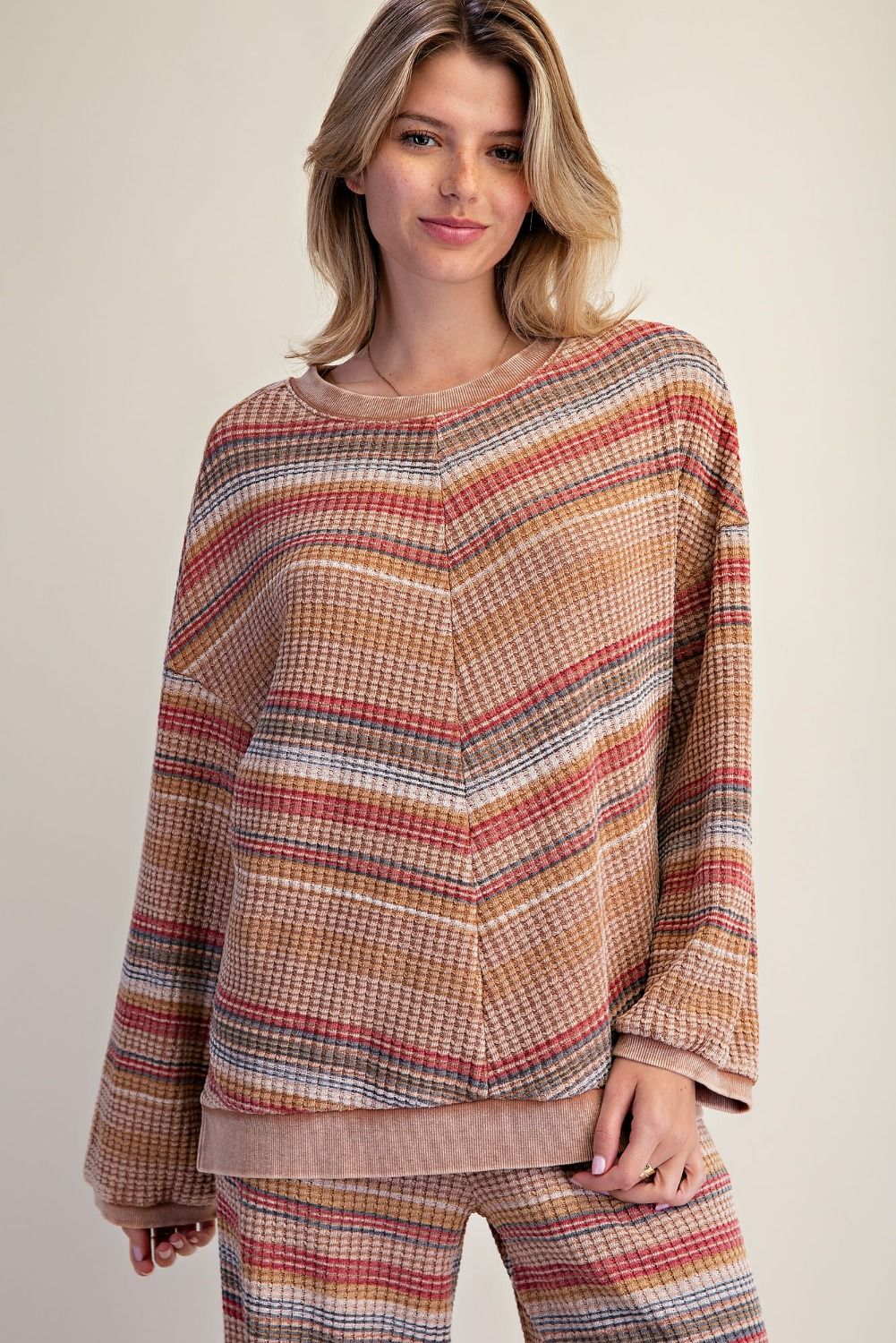 Spiced Cider Knit Matching Set