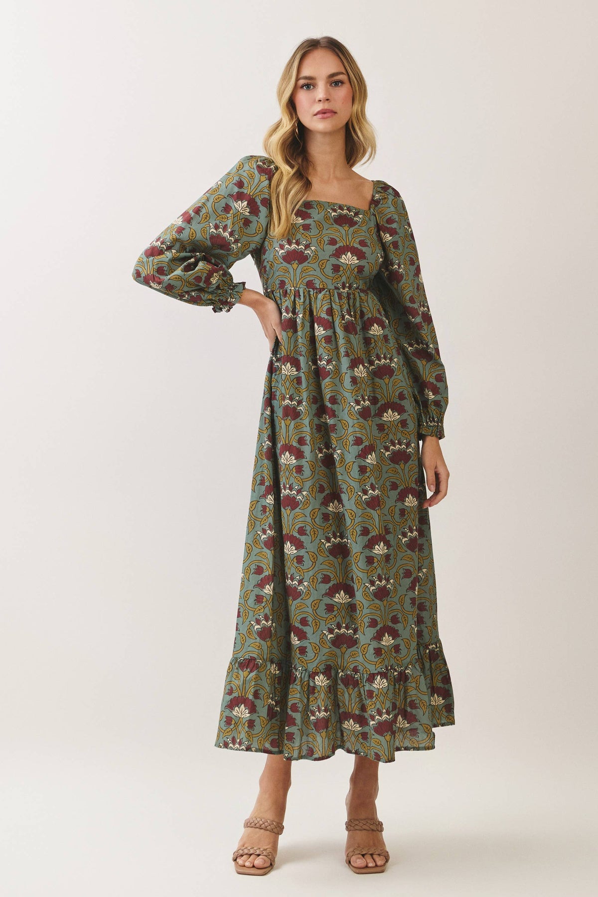Evergreen Maxi Dress