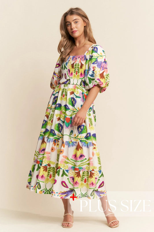 Jasmine Floral Maxi Dress