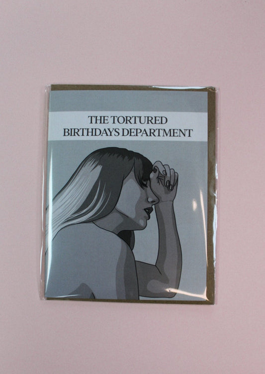 Tortured Birthdays Department Card