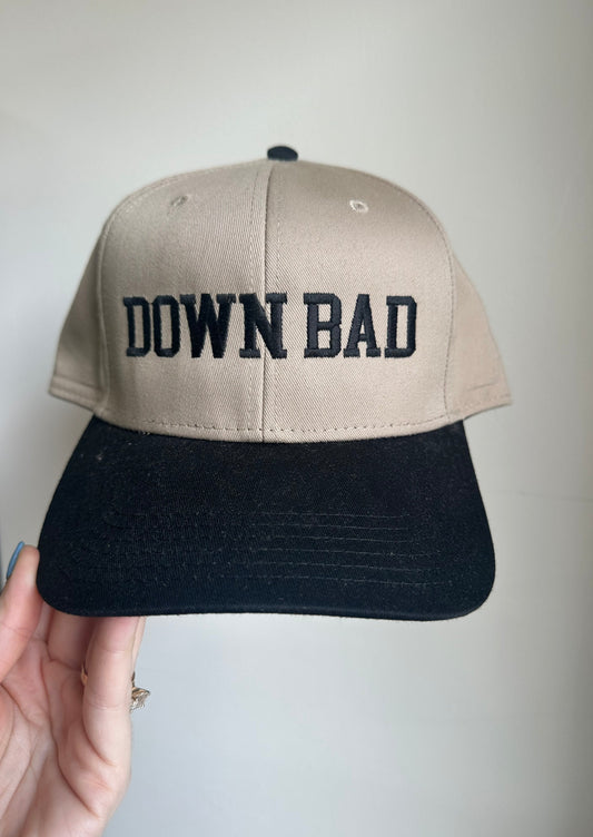 Down Bad Embroidered Hat