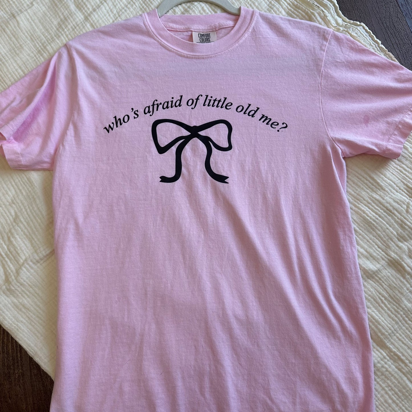 Pink Little Old Me Tee